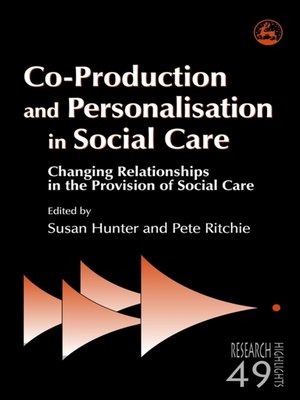 cover image of Co-Production and Personalisation in Social Care